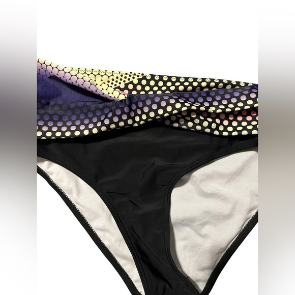 Women’s Swimsuit Bikini Polkadot Multicolored Size Large L - Picture 2 of 8